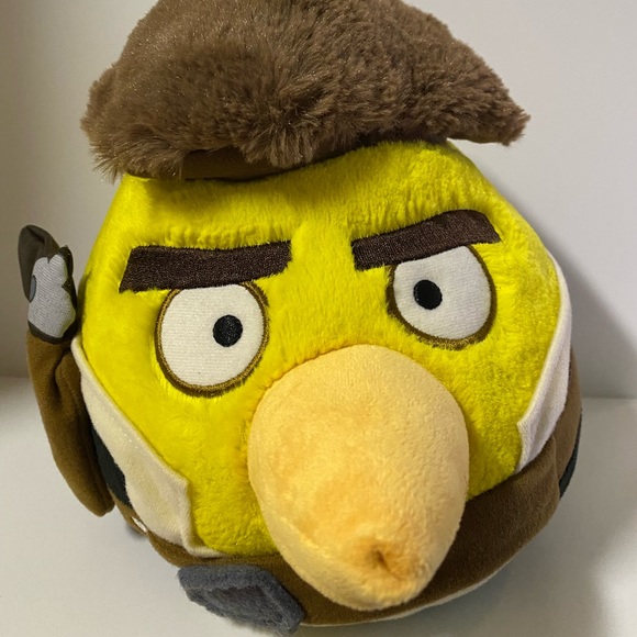 Angry Birds Star Wars Plush Yellow Han Solo Stuffed Animal Toy 2012 - Picture 4 of 13